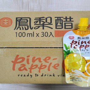 【十全】鳳梨醋飲─隨身醋飲料 100ml*5包