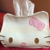 可愛 hello kitty 衛生紙皮套 紙巾抽 特價：$80