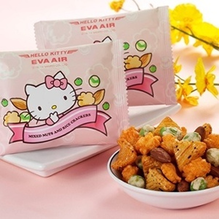 HELLO KITTY 經濟艙米菓輕巧包(50包)