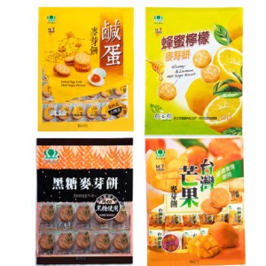 免運!【昇田】5包 麥芽餅(黑糖/芒果/鹹蛋/蜂蜜/蜂蜜檸檬/黑可可) 250公克/袋