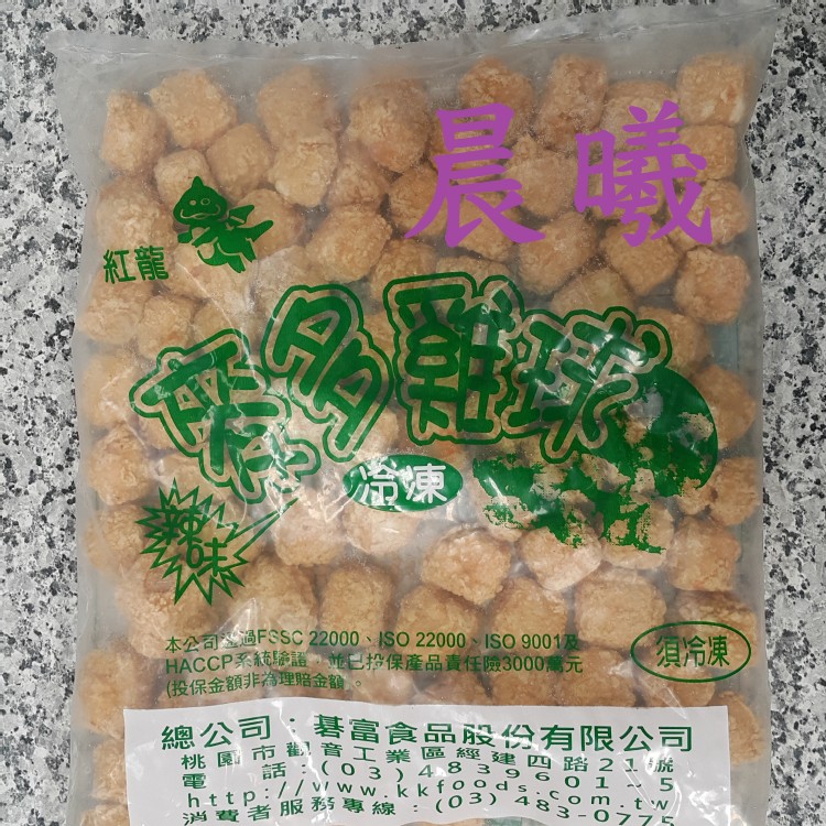 紅龍麥多雞球1kg-辣味