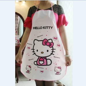 Hello kitty 凱蒂貓 防水防油 圍裙