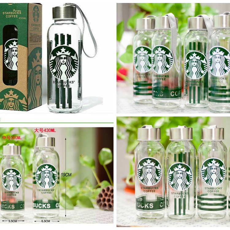 海外限定款星巴克Starbucks隨行玻璃杯300ml | [分享商店] 星巴克