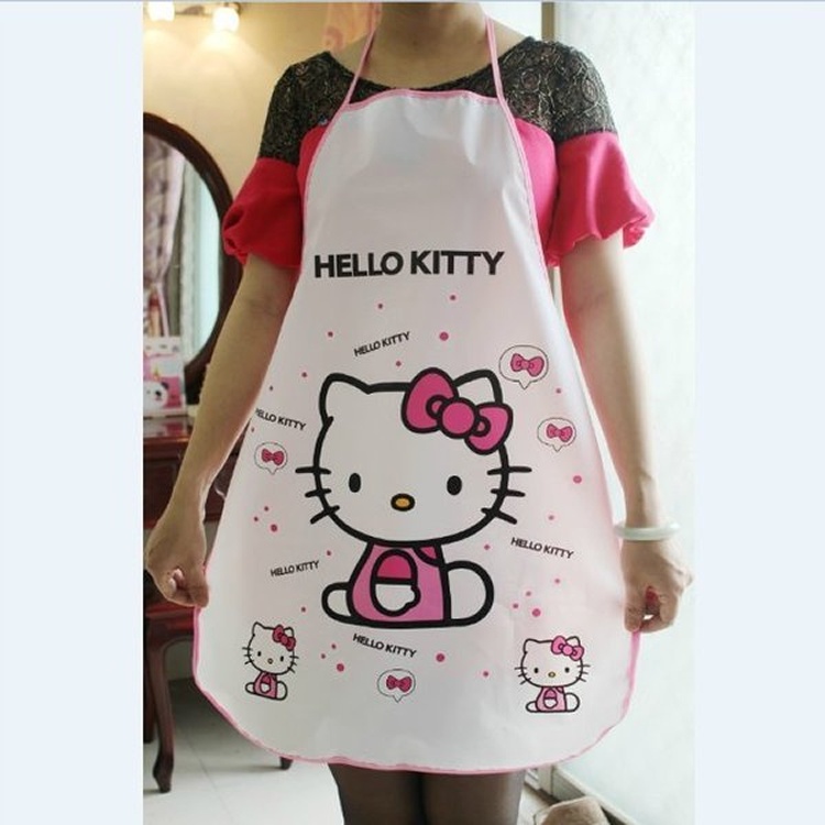 Hello kitty 凱蒂貓 防水防油 圍裙