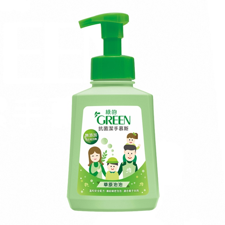 綠的GREEN 抗菌潔手慕斯500ml【A+1】