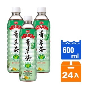 味丹 心茶道 健康 青草茶 600ml (24入)/箱