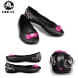 CROCS超Q經典款~凱蒂貓瑪寇~黑白紅三色 特價：$440