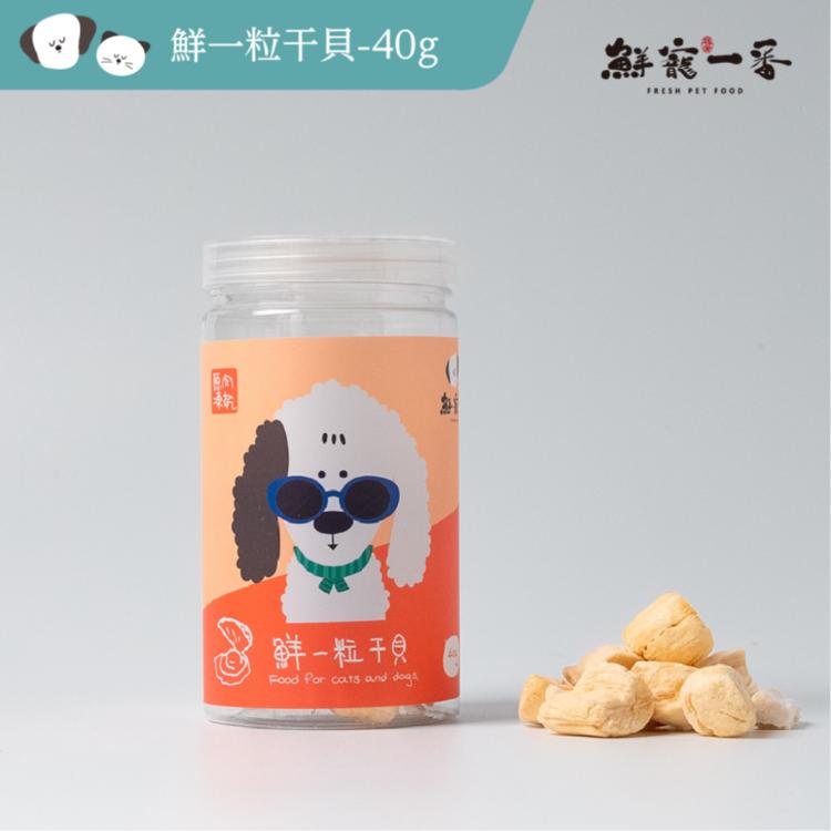 【鮮寵一番】 鮮一粒干貝 單罐/40g 海鮮 寵物凍乾 寵物鮮食 凍乾零食