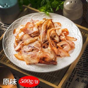 煙燻豬耳絲500g/包