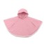 有機棉兒童保暖毛巾布披風 - 粉紅
