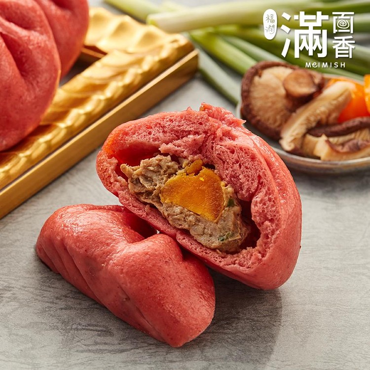 蛋黃香菇肉包-4顆入