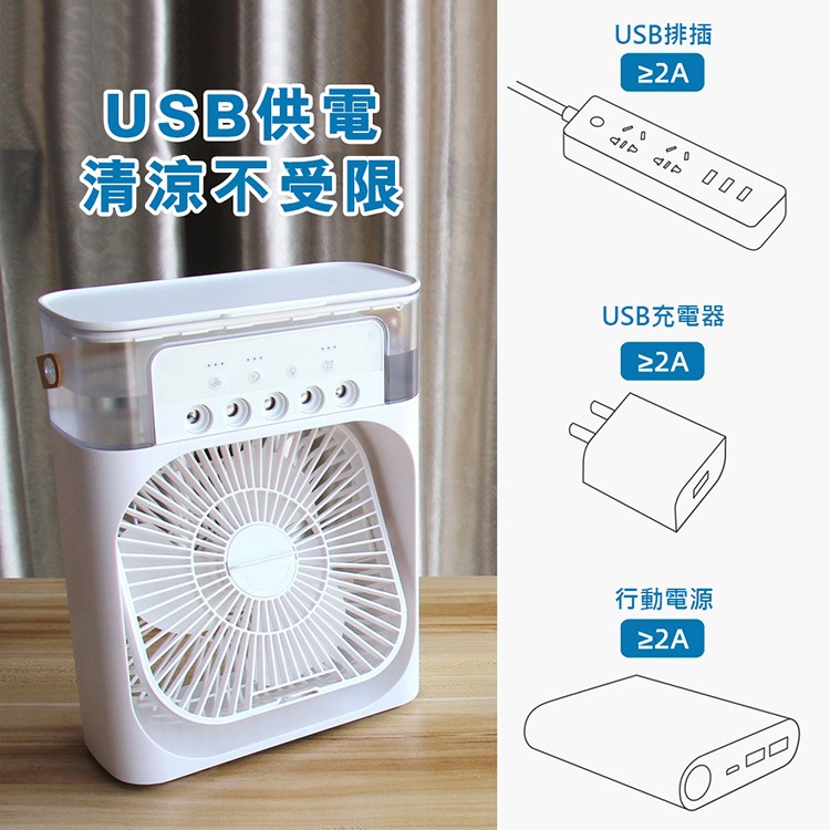 USB供電，清涼不受限，USB排插，USB充電器，≥2A，行動電源。