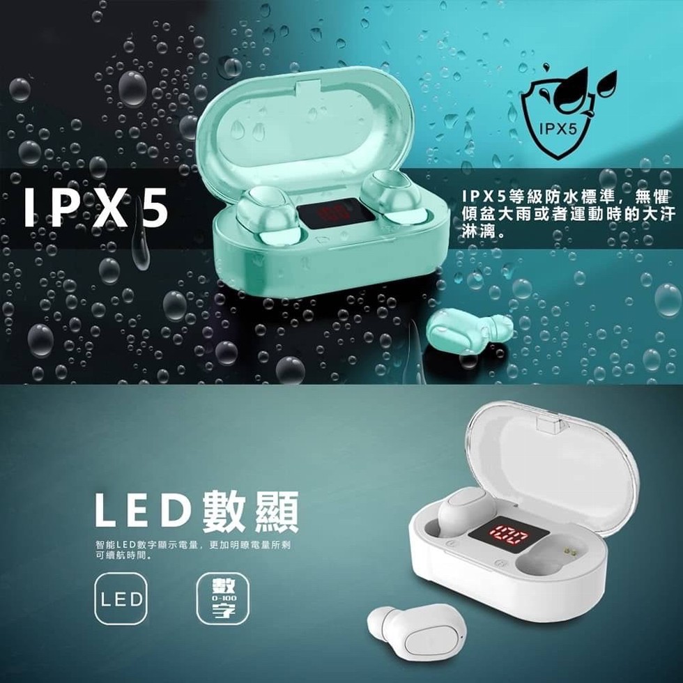 LED數顯，智能LED數字顯示電量,更加明瞭電量所剩，可續航時間.IPX5等級防水標準,無懼，傾盆大雨或者運動時的大汗，淋漓。