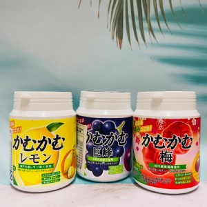 【日本 三菱】咖姆咖姆 卡姆 梅子糖 葡萄糖 檸檬糖 水果嚼糖 120g 罐裝 梅子/葡萄/檸檬