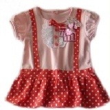 BABY童裝－Strawberry甜美假兩件吊帶洋裝 9/10盤點