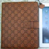 蘋果原裝進口皮套 保護套 The New iPad皮套 真皮 ipad2 ipad3通用版 gucci LV商务型