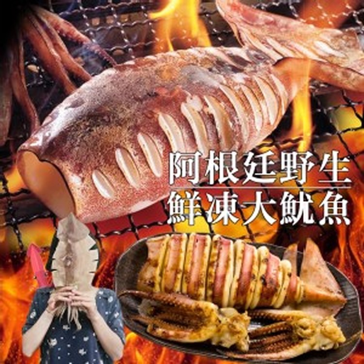 阿根廷炭烤大魷魚串 210G±10%/隻