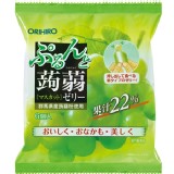 日本ORIHIRO蒟蒻，擠壓式果凍 (青葡萄) 一袋6個入