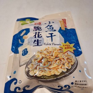 義美小魚干脆花生84g