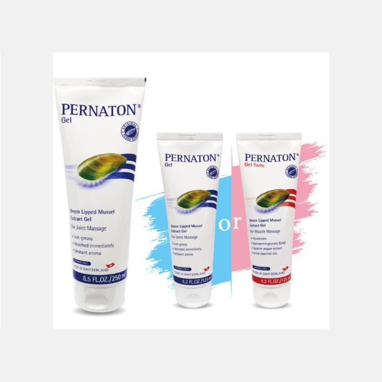 PERNATON 百通關 關節凝膠 溫/涼感型250ml/1入+125ml/1入 (瑞士原裝進口 擦