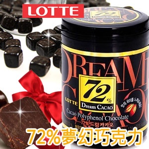 韓國 Lotte 樂天 Dream Cacao 72%巧克力 骰子巧克力