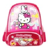 預購商品hello kitty圖案 kitty貓圖案小學生書包 幼兒園書包 女孩書包 特價：$250