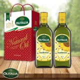 【Olitalia】奧利塔頂級葵花油禮盒(1000mlX2罐) 特價：$475