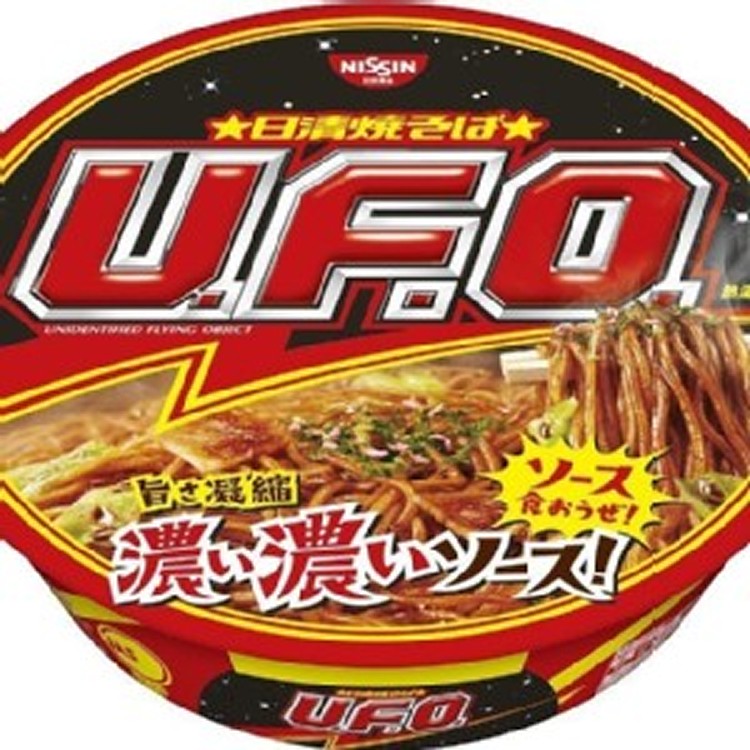 日清UFO(飛碟)特濃日式醬炒麵(碗)*4