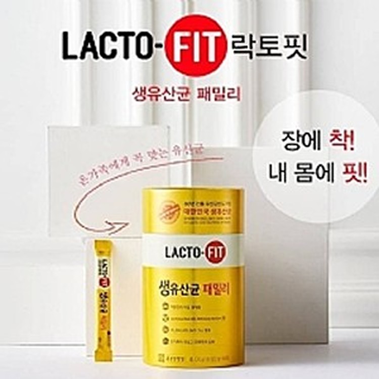 韓國鍾根堂LACTO-FIT純金152億腸保健益生菌60入