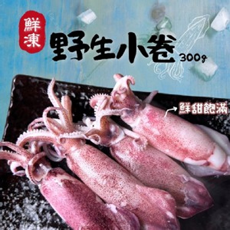 野生鮮凍小卷300g