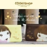 韓國cookyshop甜蜜餅乾女孩卡片夾 改版！特價！別懷疑！就是現在這個價！