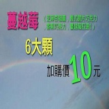 蔓越莓(一盒6顆 加購價10元 每人只能購一盒)