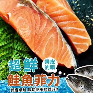 免運!【歐嘉嚴選】智利厚切鮭魚菲力魚排-250g 250g/片 (30包，每包170.2元)