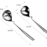 可掛鍋邊不鏽鋼湯勺漏勺