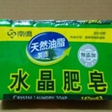 南僑水晶肥皂147g*6入/ 組,洗後衣物柔軟，無須再用衣物柔軟精