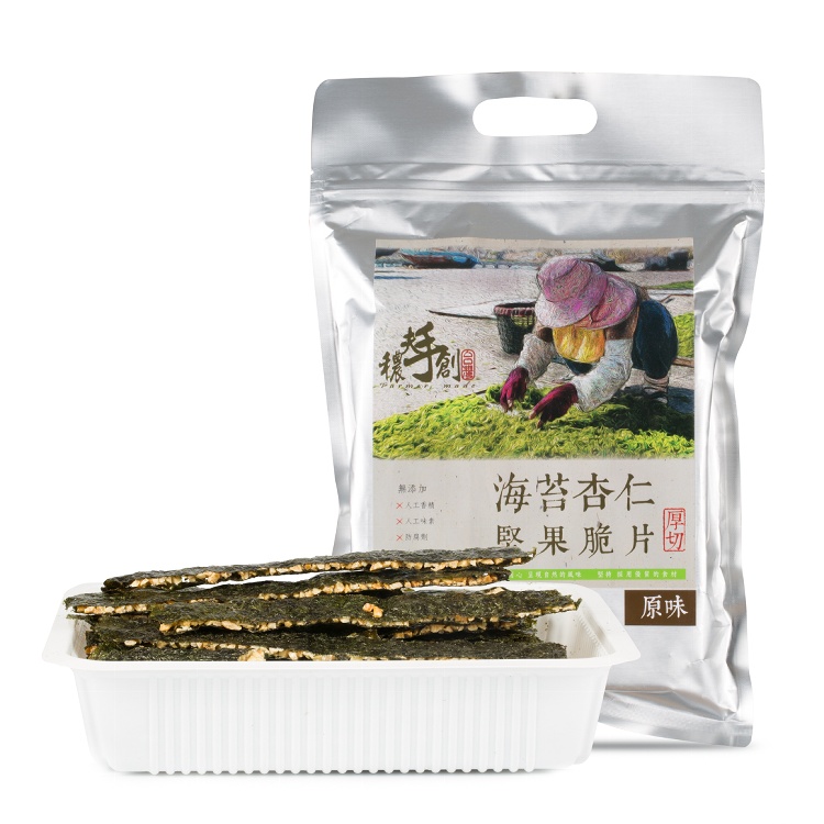 厚切海苔杏仁堅果脆片 穠夫手創 Ihergo愛合購