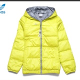 Adidas 羽絨服 J Enry D BMR Jacket W65629 灰鴨絨 夾克 連帽外套