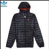 Adidas 羽絨服 ADIDAS BASIC GOOSE JACKET 鵝絨夾克 連帽外套 男裝