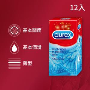 【Durex杜蕾斯】薄型保險套(12入/盒)