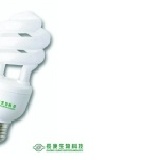 全光譜自然光-電子式螺旋省電燈泡 功率23W，色溫4000k(自然淺黃光)