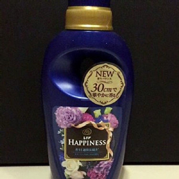 日本 寶僑 P&G Happiness衣物柔軟精-優雅花香(藍)