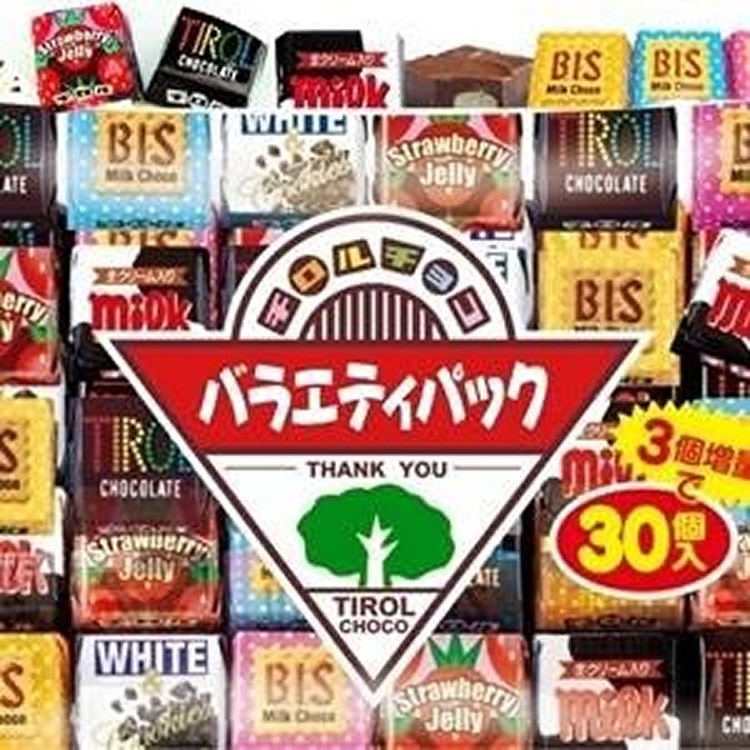 日本Tirol松尾綜合巧克力 30入(家庭包)