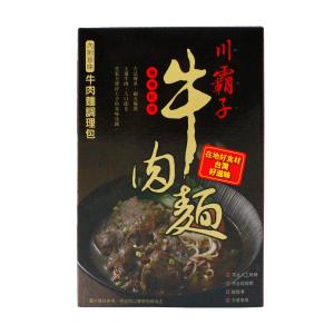 免運!【那魯灣】2盒 川霸子牛肉麵 口味任選(紅燒、精燉) 370g/包